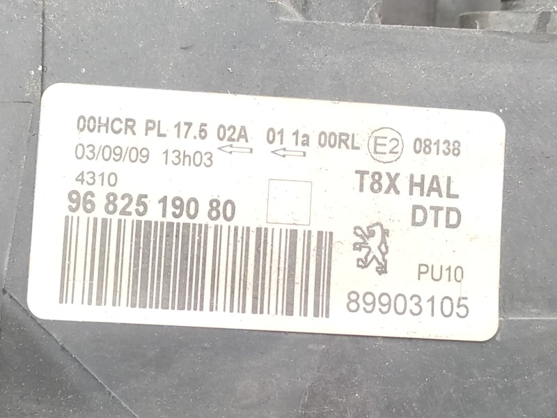 Faro Derecho 9682519080 89903105 6206n9 - Peugeot 3008 Premium 4