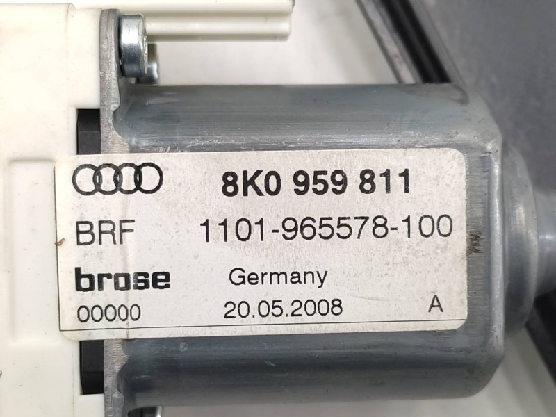 Elevalunas Trasero Izquierdo 8k0839461  - Audi A4 Ber. (b8) 2.0 16v Tdi 5