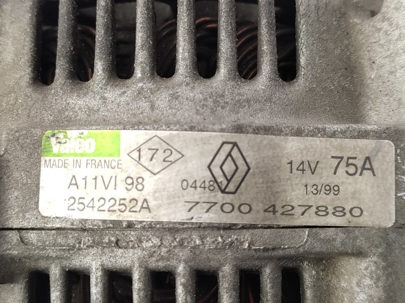 Alternador 7700427880 A11vi98  - Renault Twingo (co6) 1.2 Pack 8