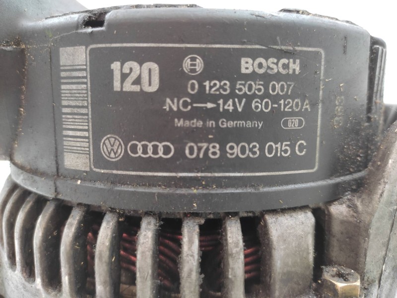 Alternador 078903015c 0123505007 Bosch - Audi A6 Berlina (c4) 2.6 3