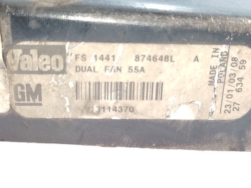 Electroventilador 13114370 874648l  - Opel Vectra C Berlina Comfort 2
