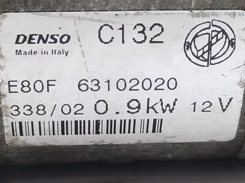 Motor Arranque 63102020 46763529  - Fiat Seicento (187) 1.1 4