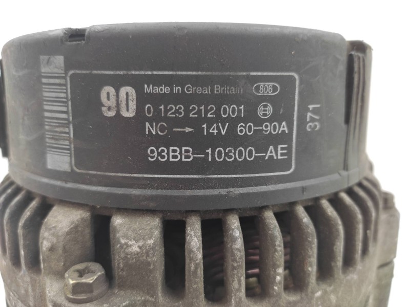 Alternador 93bb10300ae 0123212001 Bosch - Ford Mondeo Familiar (gd) Ambiente 3