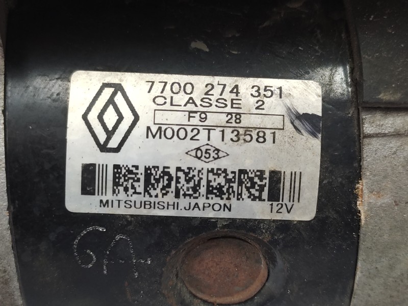 Motor Arranque 7700274351 M002t13581  - Renault Kangoo (f/kc0) Rxe (kcoc/u) 6