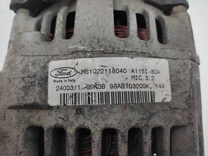 Alternador Ms1022118040 Q9k3b 98ab10300gk  - Ford Focus Berlina (cak) Ambiente 2