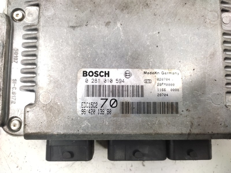 Centralita Motor Uce 9642013980 0281010594 - Peugeot 206 Sw Xs 6