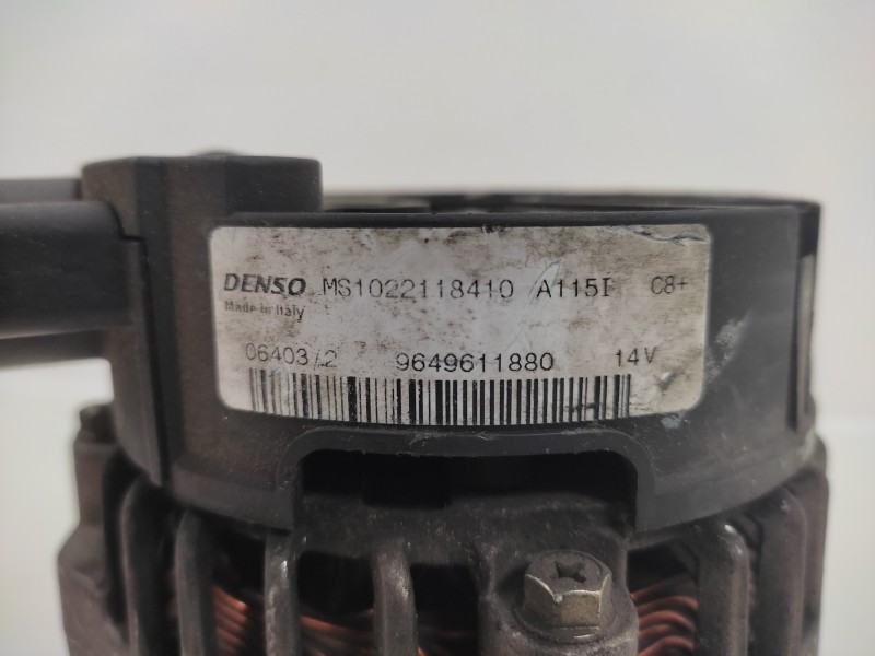 Alternador 9649611880 Ms1022118410 Denso - Peugeot 307 (s1) Xr 2
