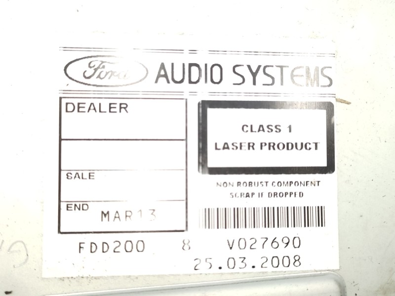 Recambio de sistema audio / radio cd para ford focus turnier (cb4) trend referencia OEM IAM 8M5T18C815AB 1818662 