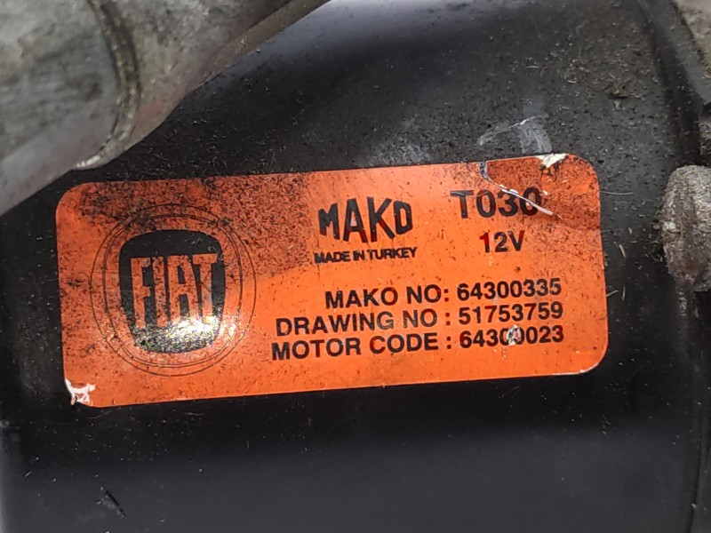 Motor Limpia Delantero 64300335 51753759 64300023 - Fiat Linea (110) Dynamic 5