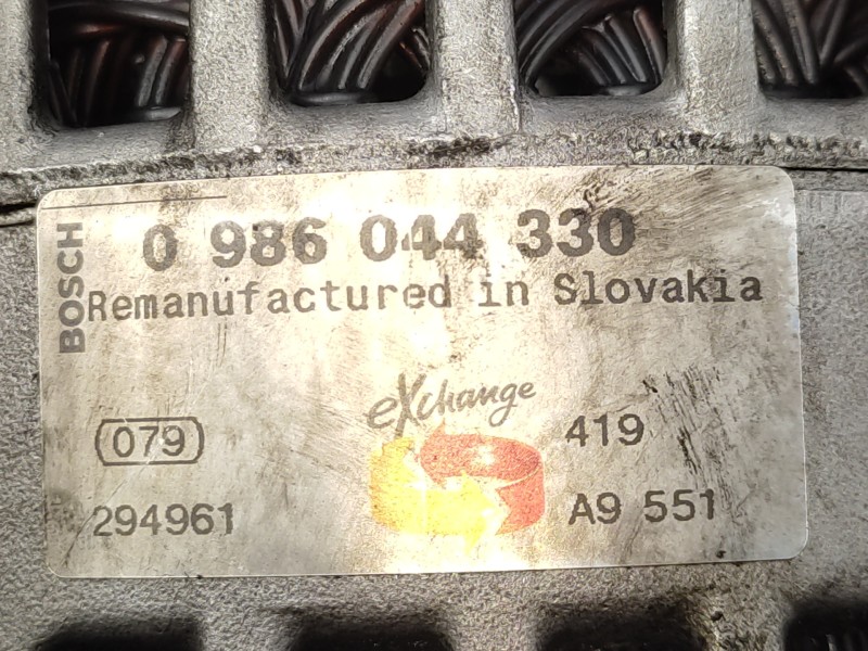 Alternador 0986044330  - Audi A4 Avant (b5) 2.5 Tdi 7