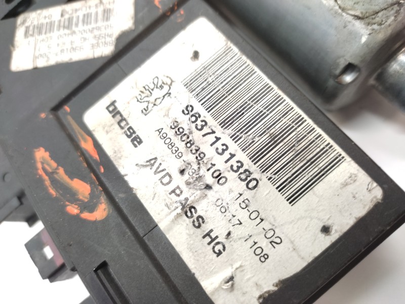 Elevalunas Delantero Derecho 9637131380 990839100  - Peugeot 307 (s1) 1.4 3