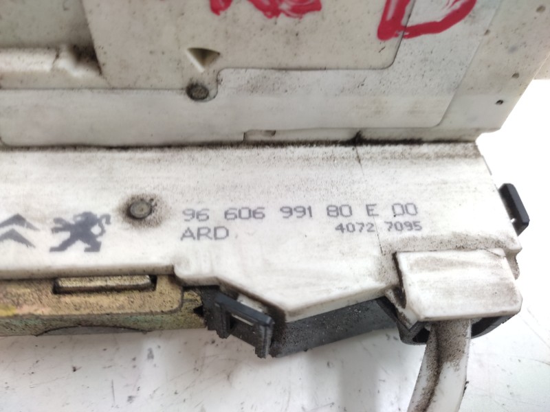 Cerradura Puerta Trasera Derecha 9660699180 40727095  - Peugeot 407 Sw 2