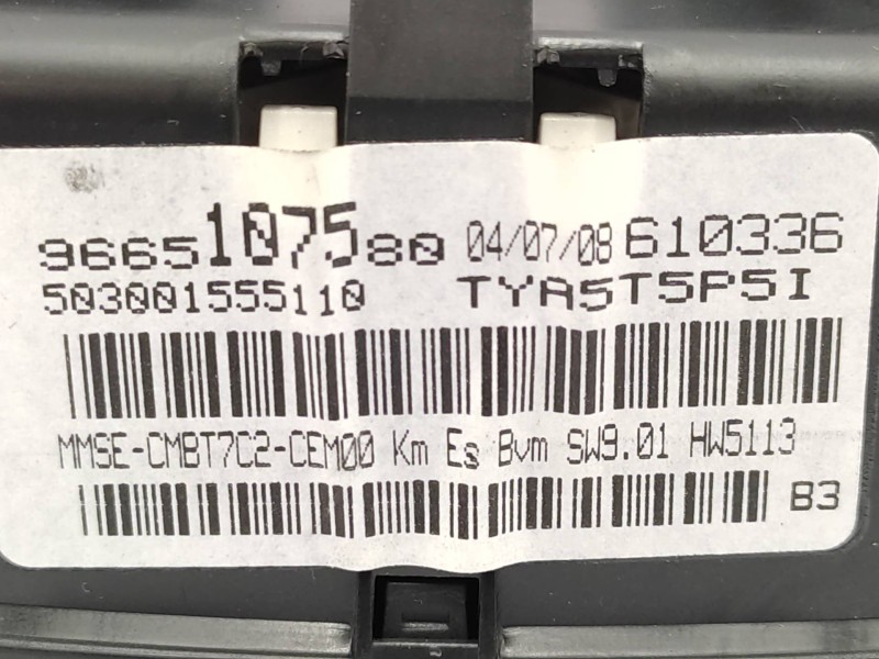 Cuadro Instrumentos 9665107580 610336  - Peugeot 308 Sw Premium 6