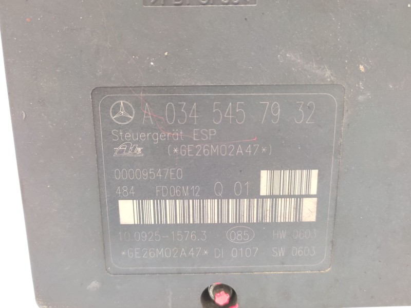 Abs A0054314312 10020405044 - Mercedes-benz Clase C (w203) C 220 Cdi (203.006) 8