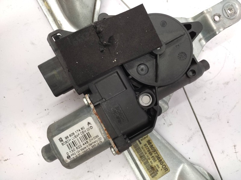 Elevalunas Trasero Derecho 9680973680 9224e9  - Peugeot 308 Sw Premium 2