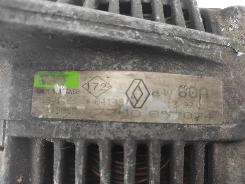 Alternador 7700857074 A13vi166 2541905b Valeo - Renault Laguna (b56) 2.0 Anade 4