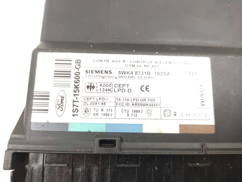 Modulo Confort 1s7t15k600gb 5wk48731b 1349088 - Ford Mondeo Berlina (ge) Ghia 5