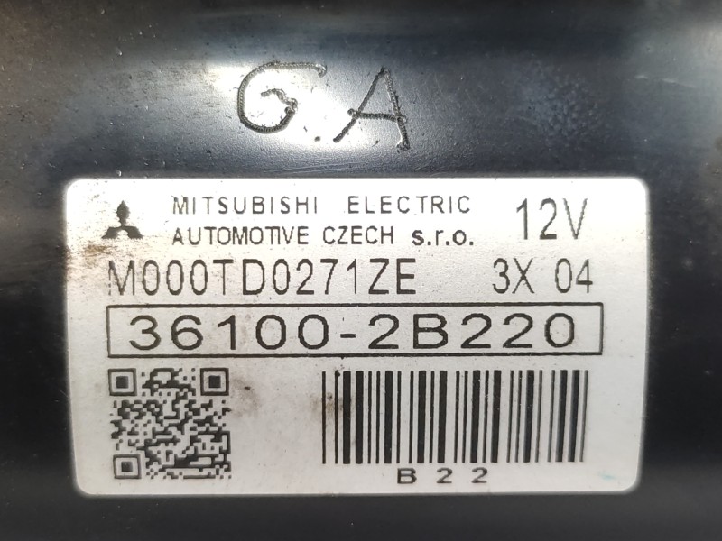 Motor Arranque 361002b220 M000td0271ze  - Hyundai Ix20 1.6 Cat 3