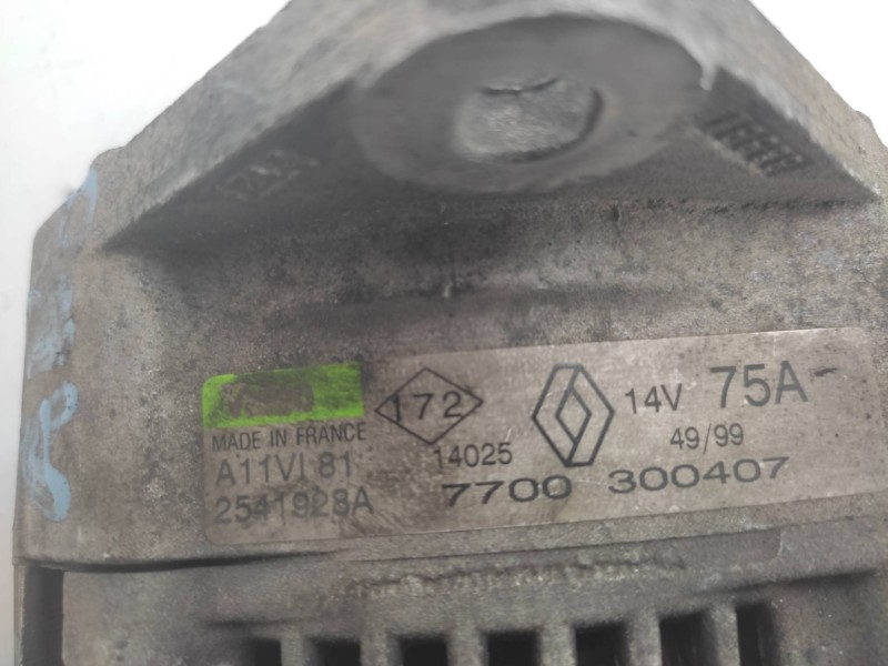 Alternador 7700300407 A11vi81  - Opel Movano Furgón Largo 3.5t 2