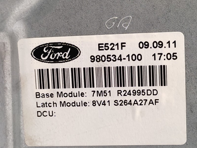 Elevalunas Trasero Izquierdo 7m51r24995dd 1738647  - Ford Kuga (cbv) 2.0 Tdci Cat 2