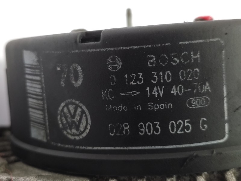 Alternador 028903025g 0123310020  - Seat Toledo (1l) 1.9 Diesel Cat (1y) 7