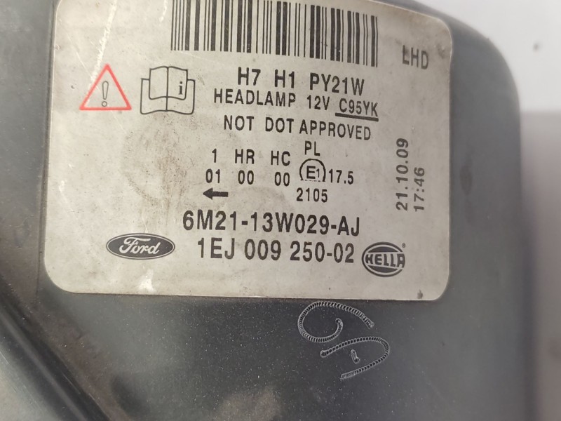 Faro Derecho 6m2113w029al 1791503  - Ford S-max (ca1) 2.0 Tdci Cat 4