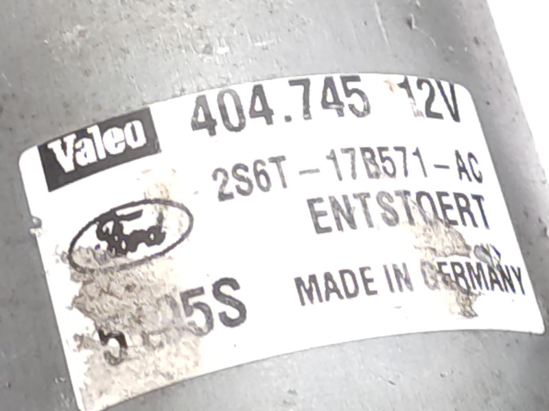 Motor Limpia Delantero 2s6t17b571ac 404745  - Ford Fiesta (cbk) Fun 4
