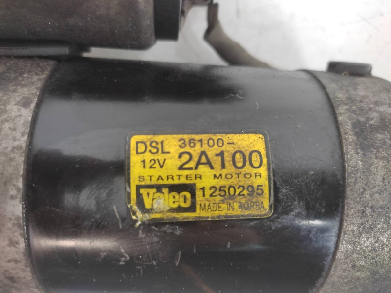 Motor Arranque 1250295 2a100 Valeo - Hyundai I30 1.6 Crdi Cat 5