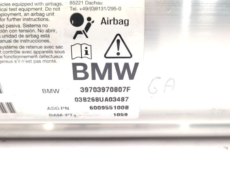 Airbag Delantero Derecho 39703970807 72127039708  - Bmw 5 (e60) 520 I 3