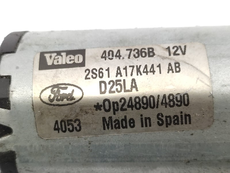 Motor Limpia Trasero 2s61a17k441ab 404736b  - Ford Fiesta (cbk) Ghia 3