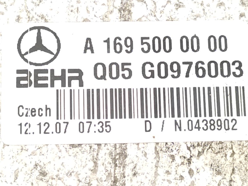 Intercooler A1695000000  - Mercedes-benz Clase B (w245) 180 Cdi (245.207) 3