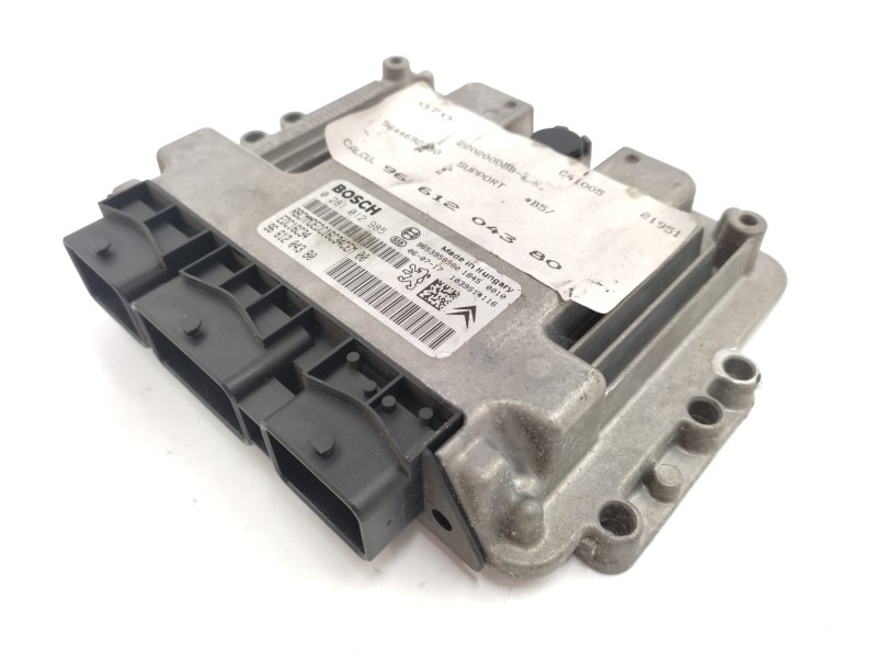 Centralita Motor Uce 9661204380 0281012985  - Citroën C4 Berlina 1.6 16v Hdi Fap 2