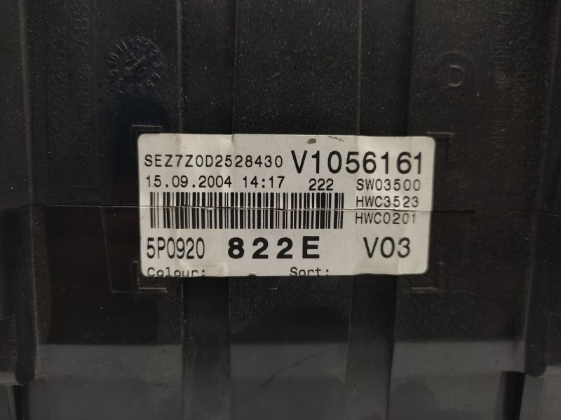 Cuadro Instrumentos 110080280003 V1056161  - Seat Altea (5p1) 2.0 Tdi 4