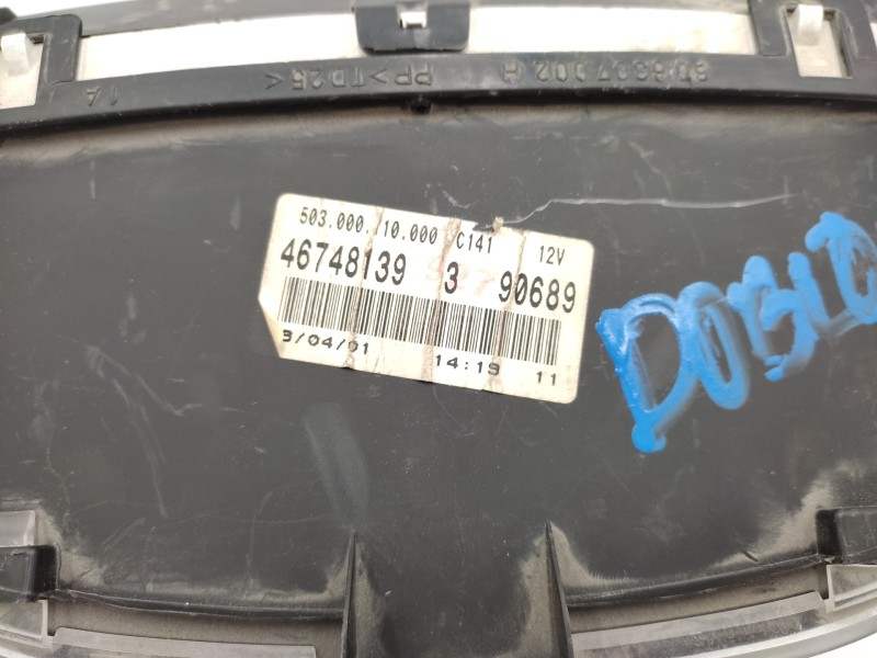 Cuadro Instrumentos 46748139  - Fiat Doblo Cargo (223) 1.9 Diesel Cat 3