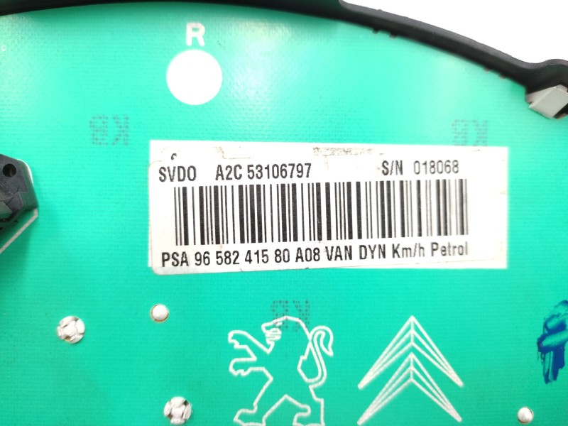 Cuadro Instrumentos 9658241580 A2c53106797  - Peugeot 1007 1.4 3