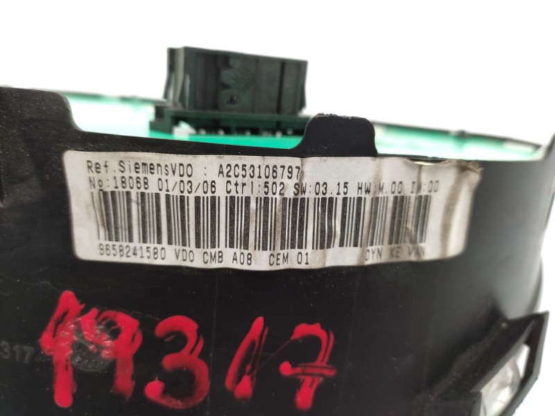 Cuadro Instrumentos 9658241580 A2c53106797  - Peugeot 1007 1.4 4