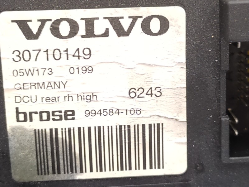 Elevalunas Trasero Derecho 997707107 31253516  - Volvo V50 Familiar 1.6 Diesel Cat 2