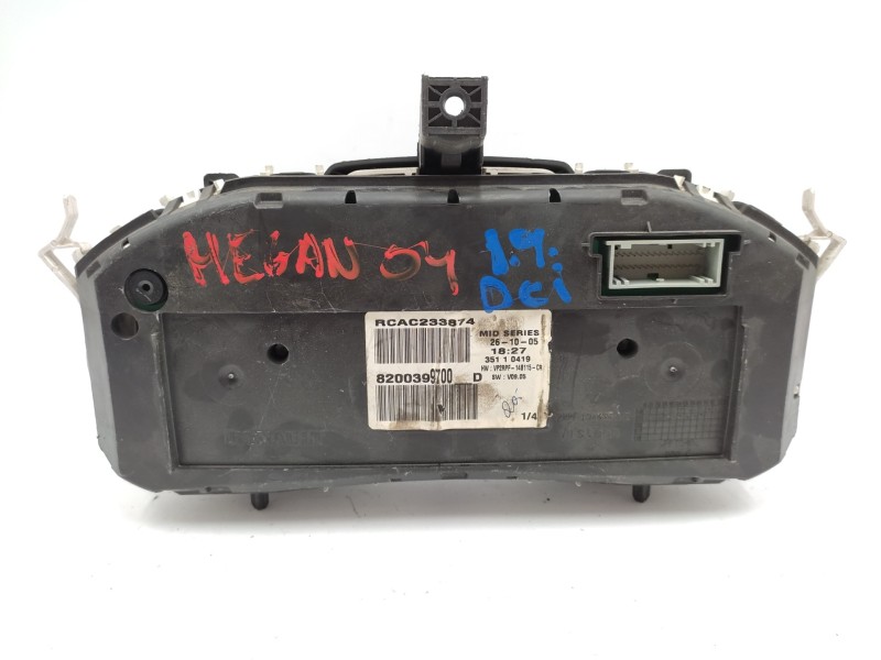Cuadro Instrumentos 8200399700  - Renault Megane Ii Berlina 5p 1.5 Dci Diesel 5