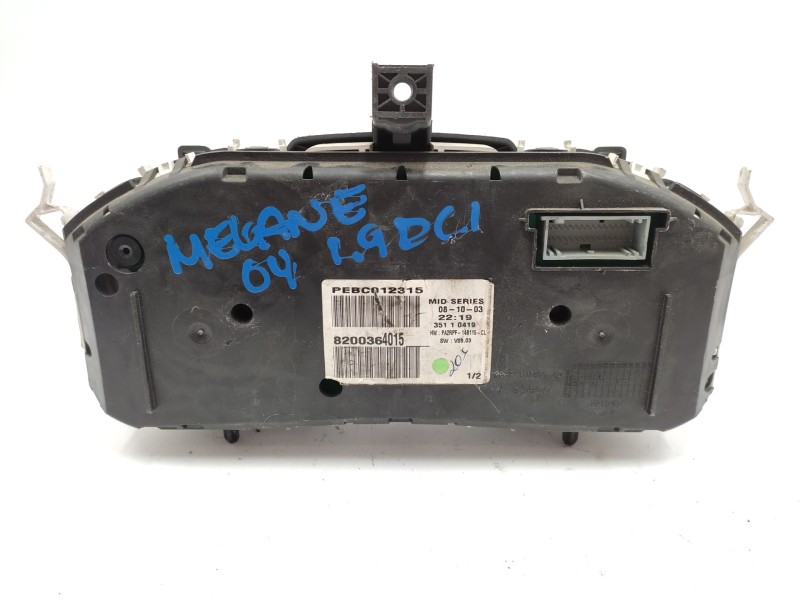 Cuadro Instrumentos 8200364015  - Renault Megane Ii Berlina 5p 1.9 Dci Diesel 3