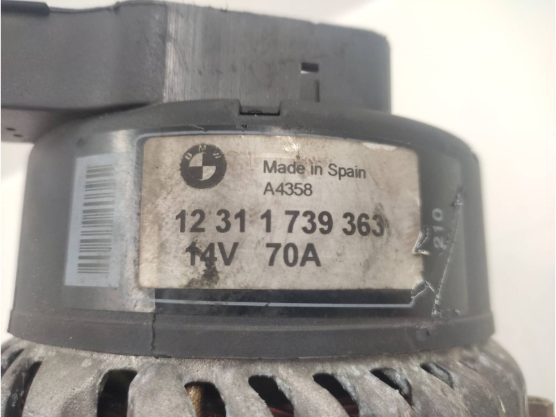 Alternador 12311739363  - Bmw Serie 3 Coupe (e36) 318is 2