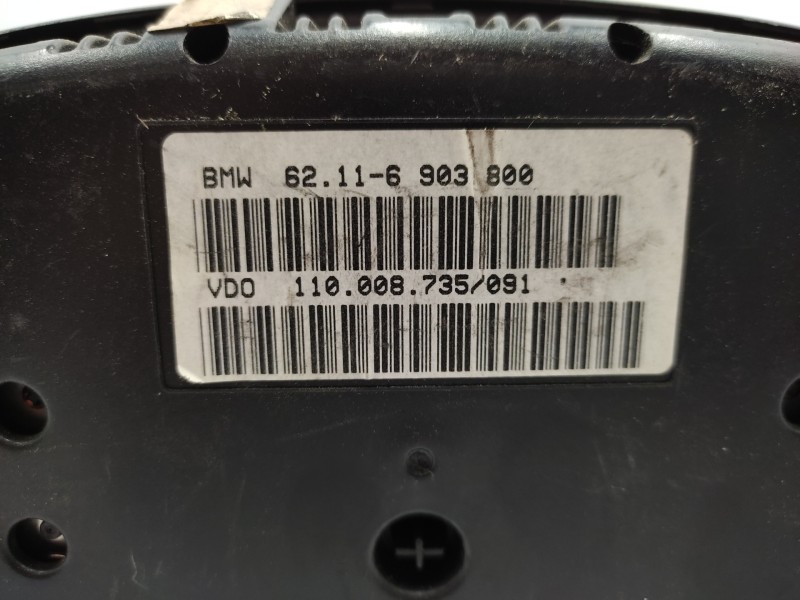 Cuadro Instrumentos 62116903800  - Bmw Serie 5 Berlina (e39) 523i 3
