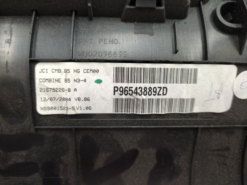 Cuadro Instrumentos 96543889zd  - Citroën C4 Berlina 4