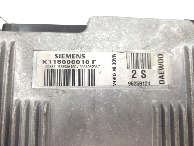 Centralita Motor Uce 96259124 K115000010f  - Daewoo Matiz 0.8 Cat 3