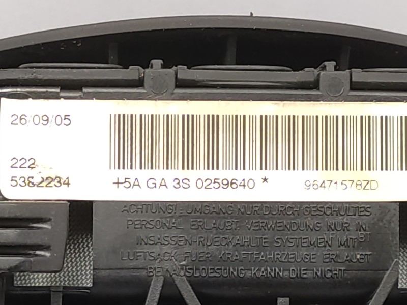 Airbag Delantero Izquierdo 96471578zd 4112hf  - Citroën C4 Berlina Vtr Plus 4