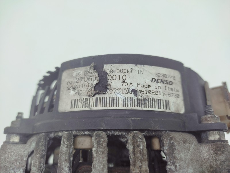Alternador 27060yv010  - Toyota Aygo (kgb/wnb) Básico 3