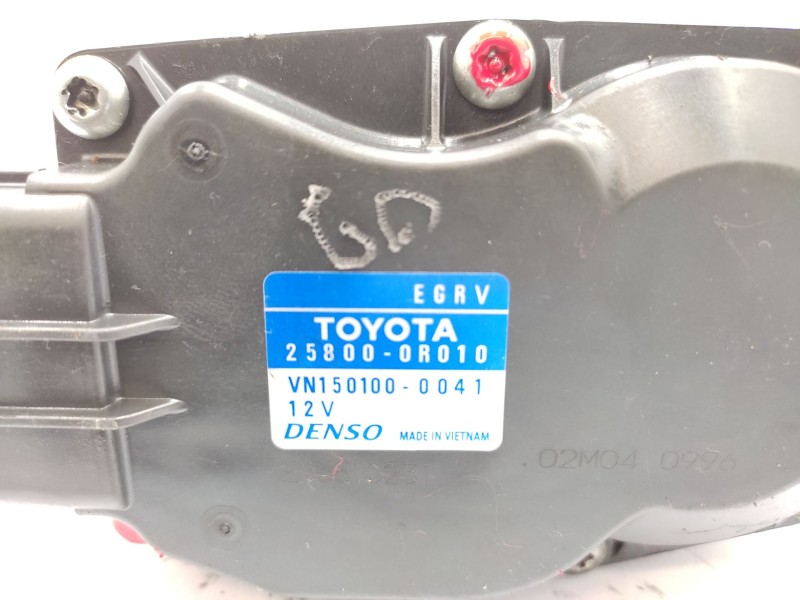 Valvula Egr 258000r010  - Toyota Auris (_e15_) 2.0 D-4d (ade150_) 4