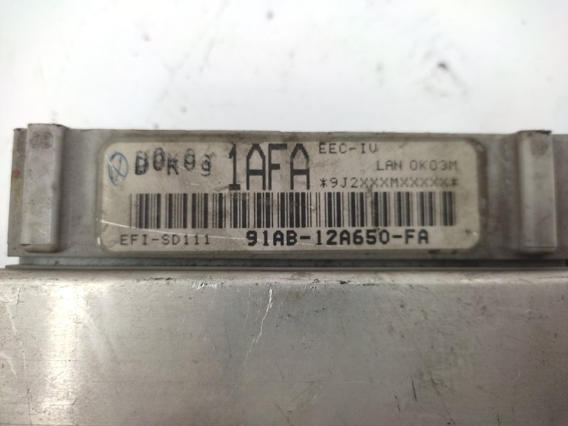 Centralita Motor Uce 91ab12a650fa  - Ford Orion 1.6 Cat 7
