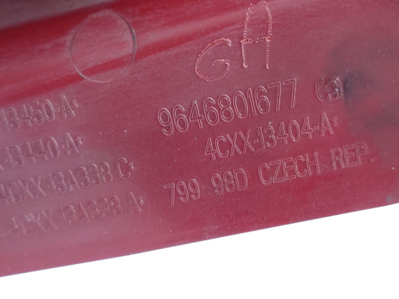 Recambio de piloto trasero derecho para citroën c4 coupé (la_) 1.6 hdi referencia OEM IAM 9646801677 6351T6 